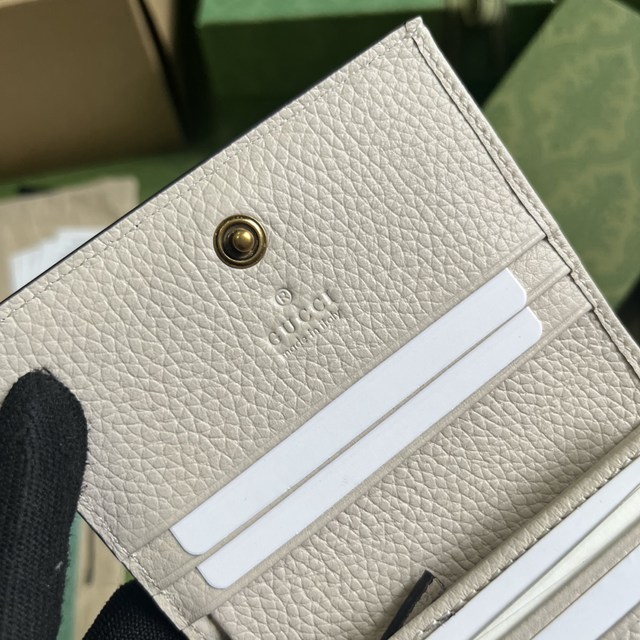 gucci專櫃新款原廠皮女士錢包 古馳飾互扣式雙G蟒蛇皮蝴蝶結錢包 jcp2249